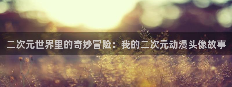 omofun手机免费观看：二次元世界里的奇妙冒险：我的二次元动漫头像故事配图