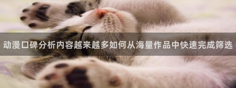 omofun动漫免费在线看:动漫口碑分析内容越来越多如何从海量作品中快速完成筛选配图